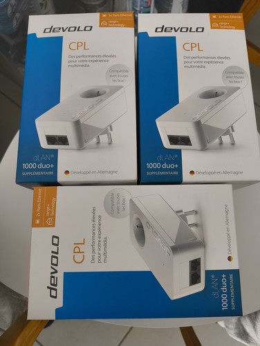 Lot prises adaptateurs cpl - 5,