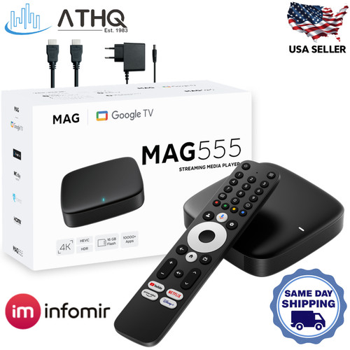 Infomir mag555 google tv - mag555, 4k