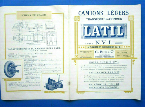 Latil type camions - latil, n.v.l.