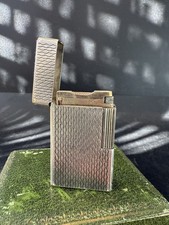 Rare S.T. Dupont Ligne 1 Grand Argenté Guilloche France