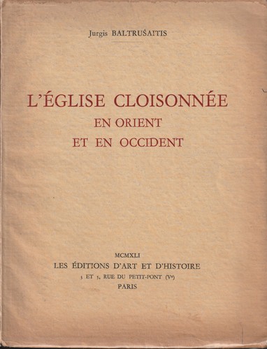 église cloisonnée en - cloisonnÉe,