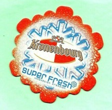 ancien sous-bock Bière  KRONENBOURG SUPER FRESH