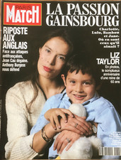 Paris Match n° 2233 du 12 mars 1992 - Bambou & Lulu Gainsbourg / Madonna sexy