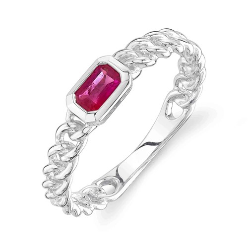 14k blanc rubis - 14k, or