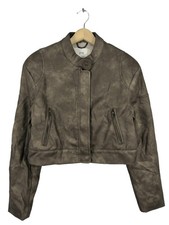 STRADIVARIUS Veste en cuir