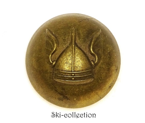 Ancien bouton casque - bouton, à