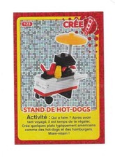 Carte Lego - 2018 - N°123 - Stand de hot-dog