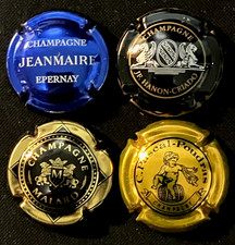 lot de 4 capsules de champagne