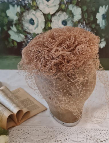 Ancien chapeau bibi voile - chapeau,