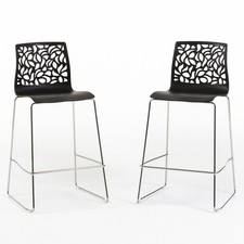 Lot de 2 tabourets de bar