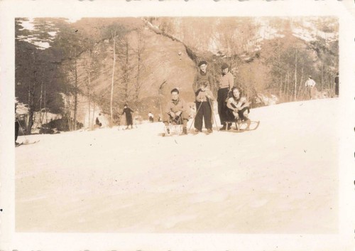 Ancienne photographie ski - ancienne,