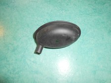 Embout échappement ovale noir Motobécane M16 réf: 24658 neuf ancien stock