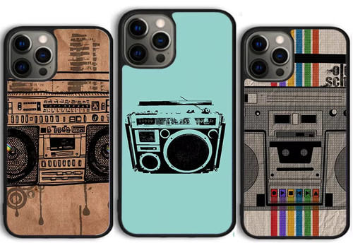 Retro vintage boombox music - vintage,