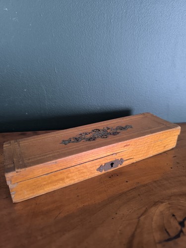 Ancien plumier boîte - plumier,