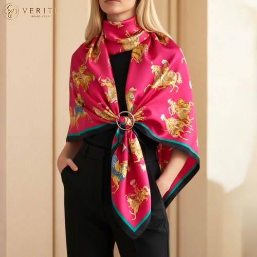 Rare vintage foulard soie - vintage,