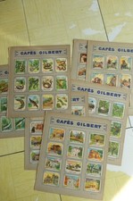 Cafés GILBERT:  7 Séries complètes . 84 images au total. TBE