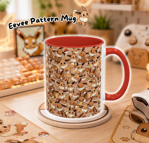 Eevee pokémon mug cute coffee - eevee,