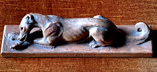 Ancienne SCULPTURE rare TERRE CUITE "L'indésirable" signée L.CARVIN 1875-1951