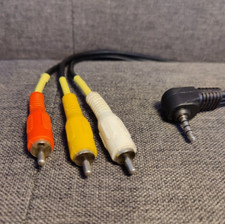 Cable /Adaptateur Caméra AV Jack 3.5 mâle vers 3 RCA mâle audio video-composite