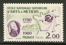 TIMBRE  2087 NEUF XX LUXE - 200 EME ANNIVERSAIRE DE L'E.N.S.A.M.