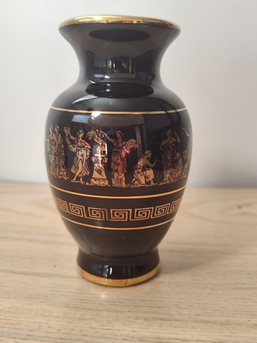 Vase grec vintage fabriqué - vase,