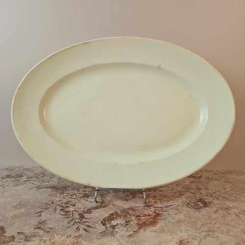 Plat ovale faïence - faïence, ancienne