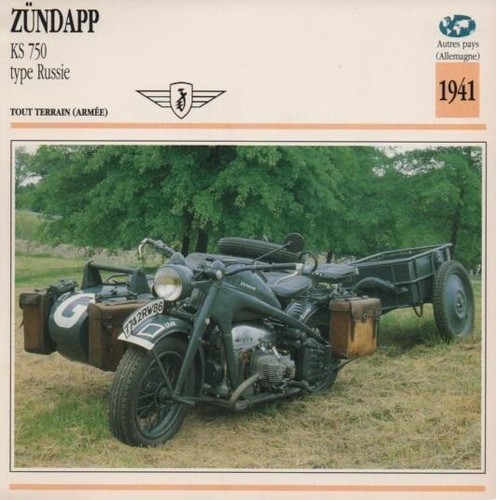 Fiche moto zündapp 750 - fiche, ks