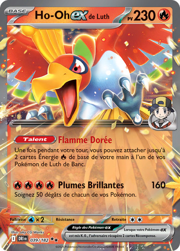 Carte pokémon ex de - pokémon, ho-oh-ex