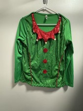 Sequin Elf Costume Shiny Top