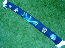 Echarpe Satin OGC NICE ogcn C. LEAGUE signé signed DELORT SCHMEICHEL ultras foot