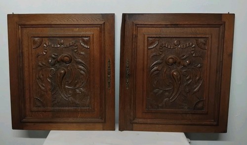 Paire anciennes portes en - paire, d'anciennes