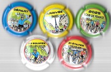 capsules de champagne   GENERIQUE   TOUR  DE FRANCE  2025