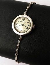 Vintage Montre mécanique de dame Jean Patrice en argent massif