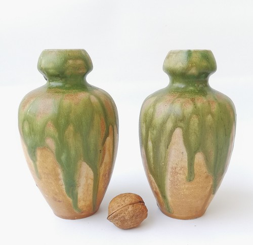 Paire vases charles greber - de,