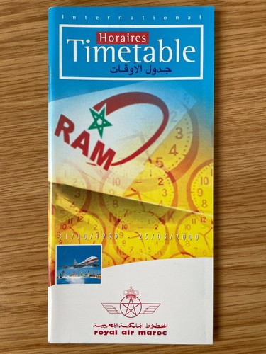 Royal air maroc - air, timetable