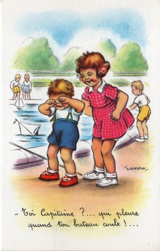 Carte postale fantaisie - /,