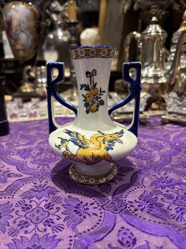 Ancien vase faience gien - vase, de