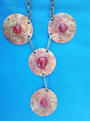 Grand plastron collier avec - plastron,