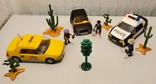 LOT PLAYMOBIL MEN IN BLACK REVISITE- VOITURES- FEU TRICOLORE