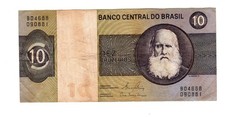 Bresil BRAZIL Billet 10 Cruzeiros ND 1974 P193 BON ETAT