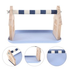  Perchoir à oiseaux avec plateau : barres d'entraînement de bureau, support