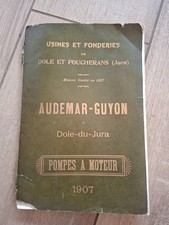ANCIEN CATALOGUE AUDEMAR-GUYON