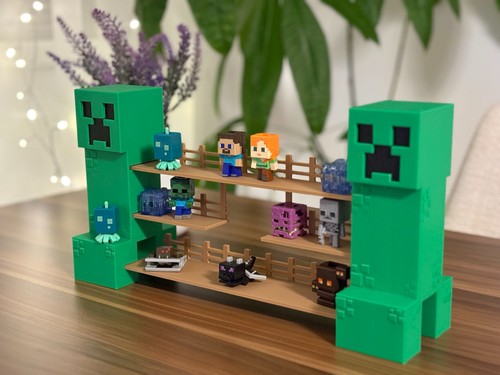 Porte figurine minecraft - porte-figurine,