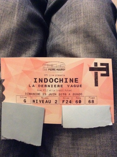 1place indochine catégorie - indochine,