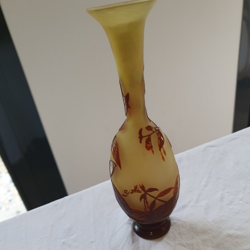 émile gallé petit vase - gallé,