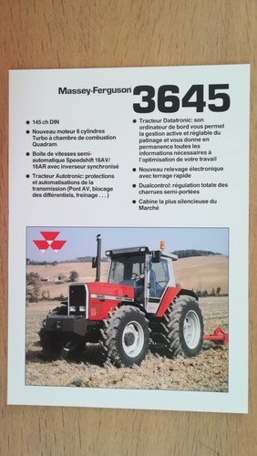 Brochure tracteur massey - brochure,