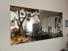 vintage art deco wall mirror decor