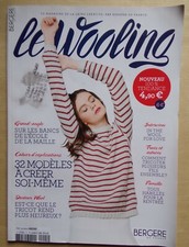 § catalogue laine tricot BERGERE DE FRANCE WOOLING n° 1 - automne  2016