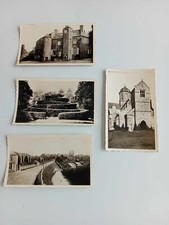 LOT DE 4 PHOTOS ANCIENNES DE LA  VILLE DE COUTANCES  année 1950