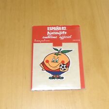 1982 ESPAGNA 82 COUPE DU MONDE EMBLEME NARANJITO MASCOTTE STICKER NEUF  FOOTBALL